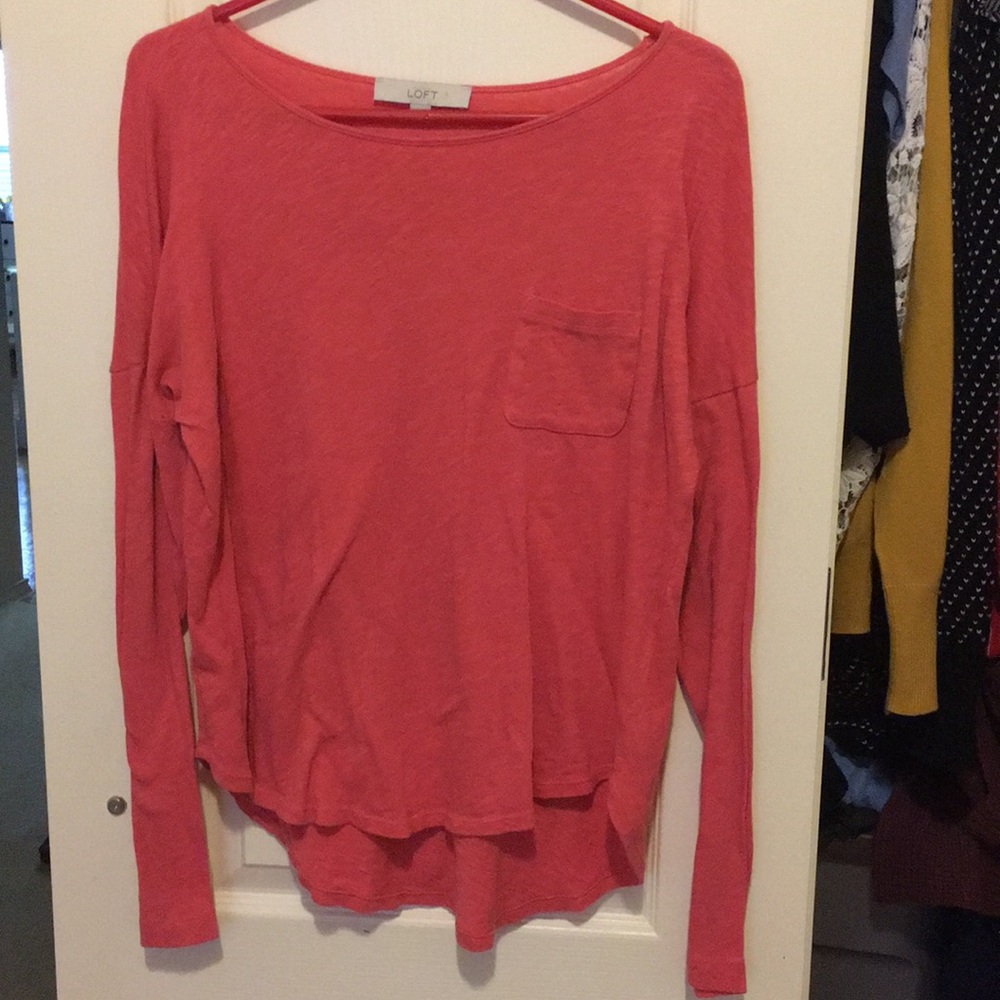 Loft dolman style knit top size L